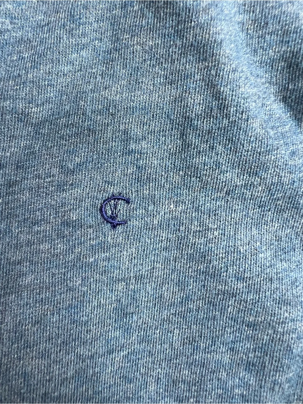 Criquet Men's Quarter-Zip Golf Pullover Sweater - Blue
